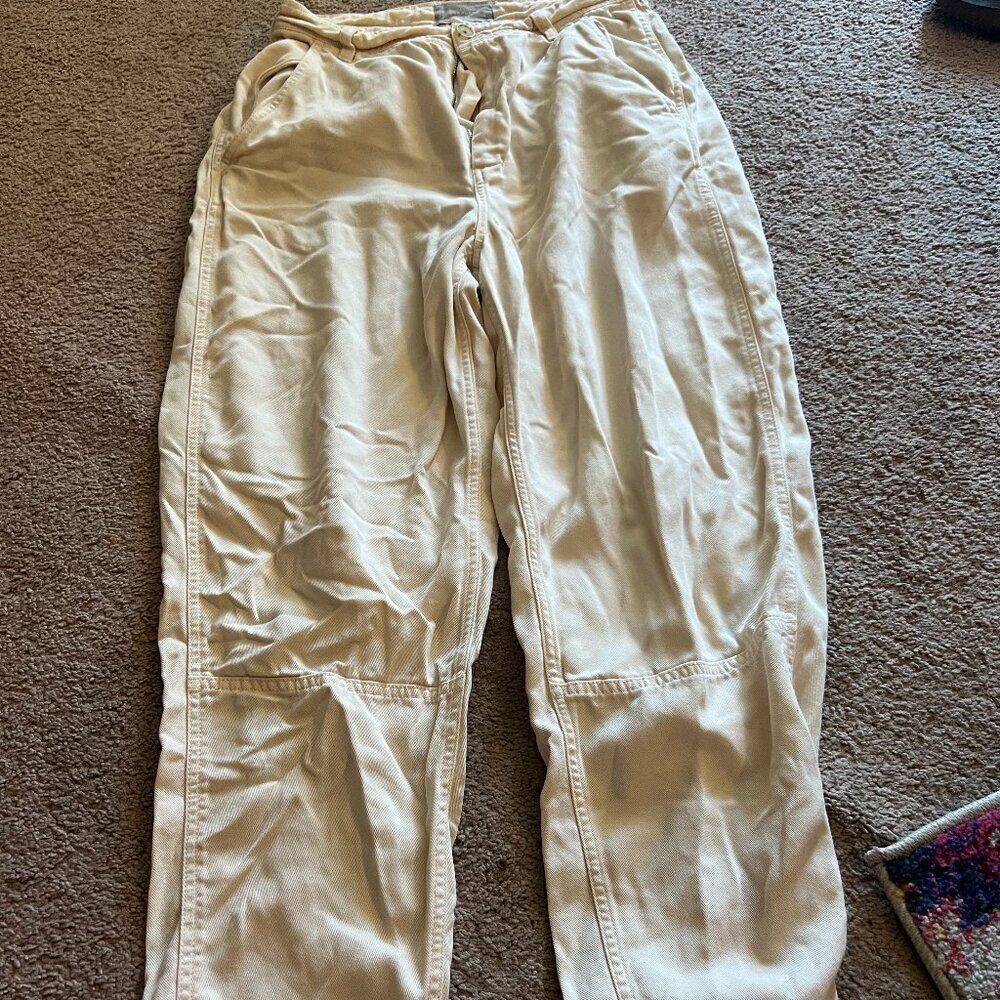 Everlane cream pants size 2